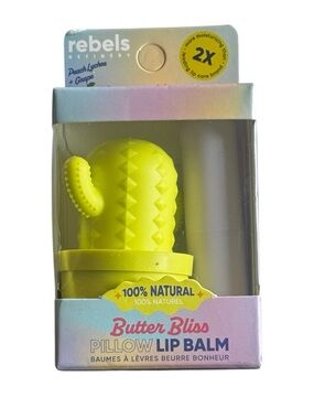 REBELS REFINERY Butter Bliss Two Pack Cactus + NEW Sleek Stick Pillow Lip Balm